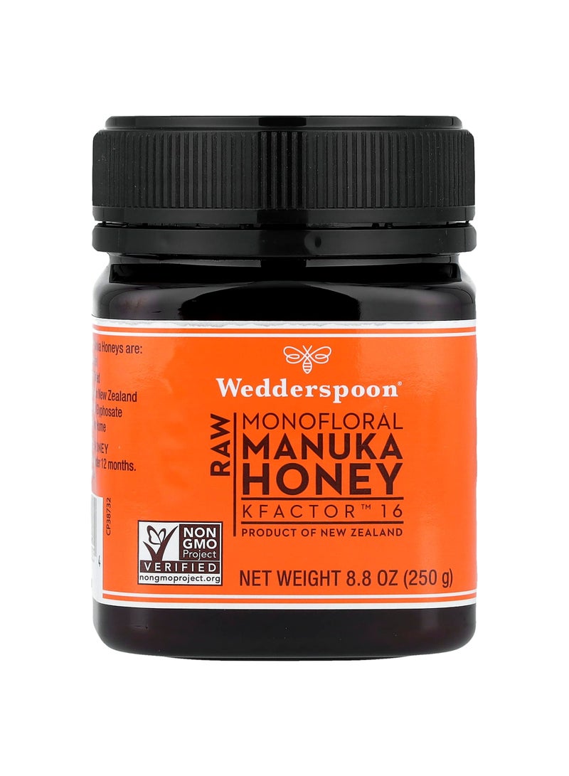 Raw Monofloral Manuka Honey, KFactor™ 16, 8.8 oz (250 g)